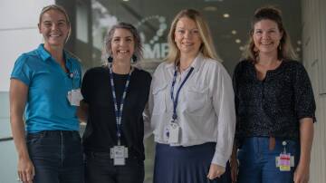 Midwives on the Prevent Prem team Libby Jones, Skye Doel, Elissa Sexton and Bridget McCleery. Picture supplied